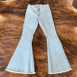NWOT Rock & Roll Bargain Button Bell Flares